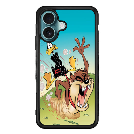 Tasmanian And Daffy Duck iPhone 16 Case