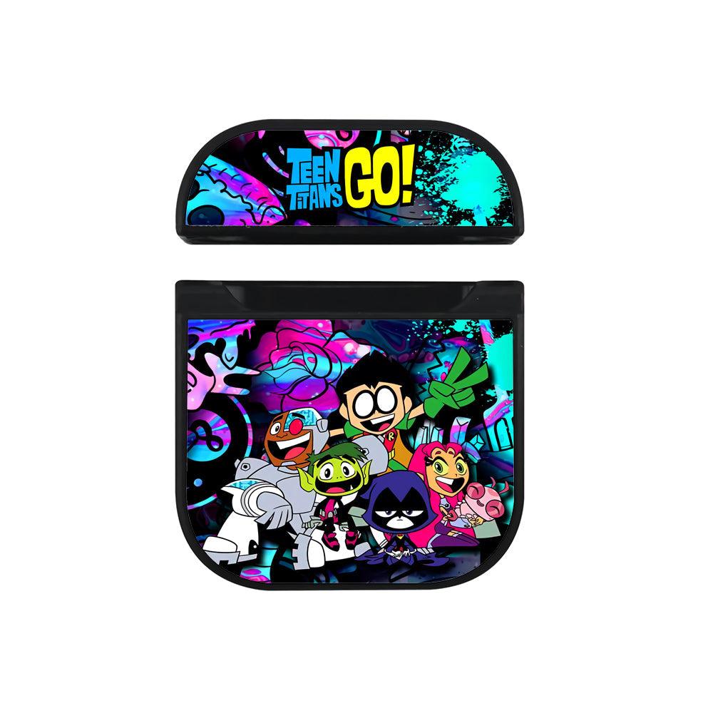 Teen Tiitans After Battle Apple Airpods Case Black
