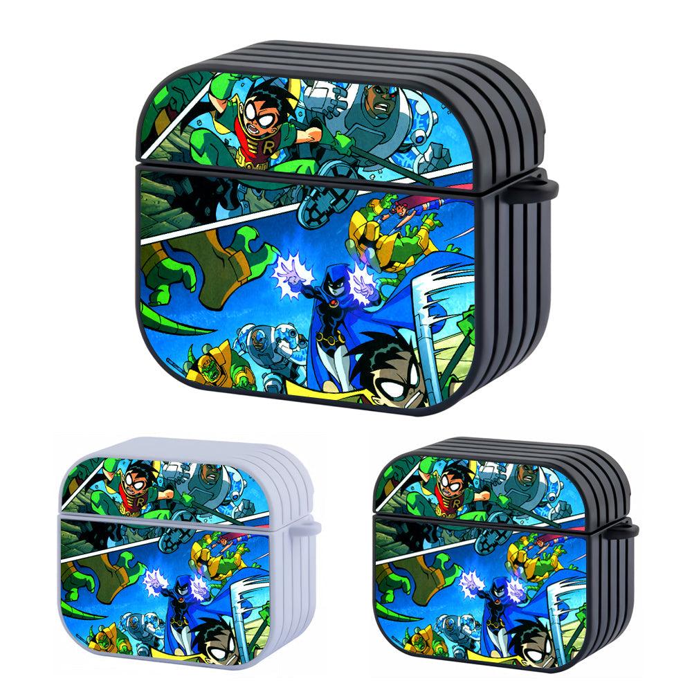 Teen Titans Go Feel The Fierce Battle Apple Airpods 4 Case