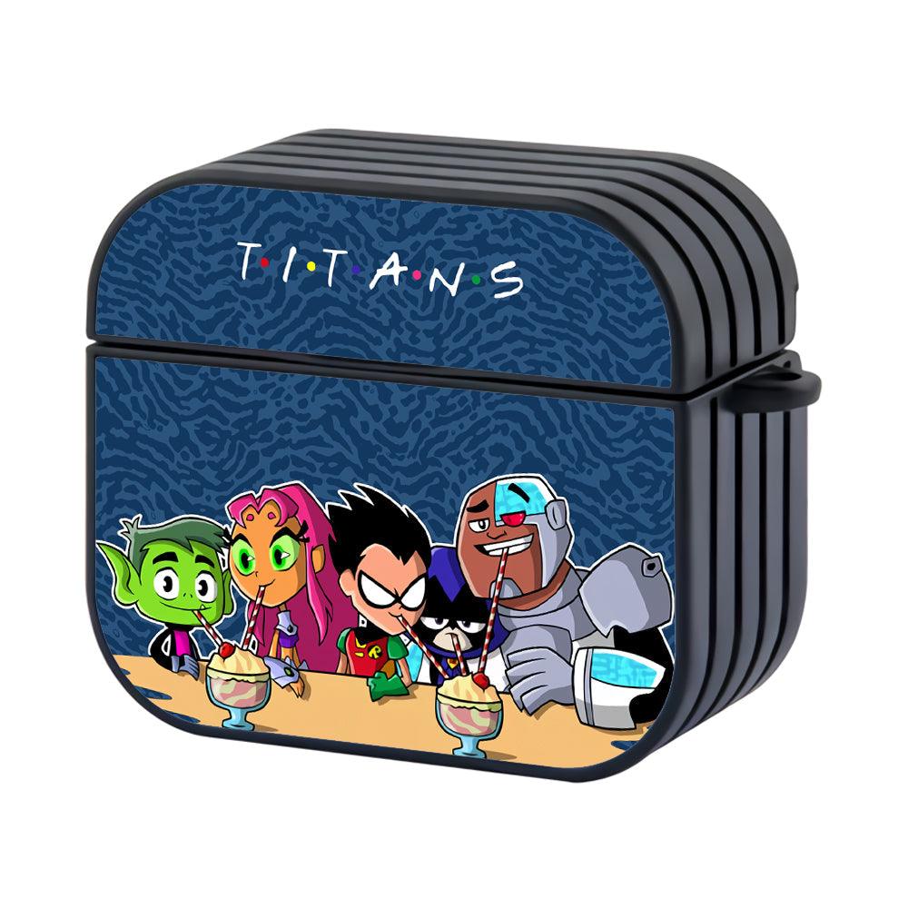 Teen Titans Go Ice Cream for Everybody Apple Airpods 4 Case Black