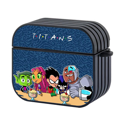 Teen Titans Go Ice Cream for Everybody Apple Airpods 4 Case Black
