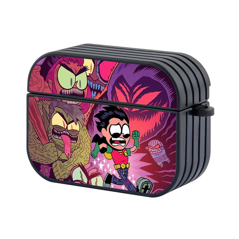Teen Titans Go Not The Time To Joke Apple Airpods Pro 3 Case-Black-Carneyforia