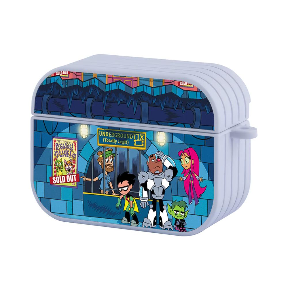 Teen Titans Go Sold Out Tickets Apple Airpods Pro 3 Case-White-Carneyforia