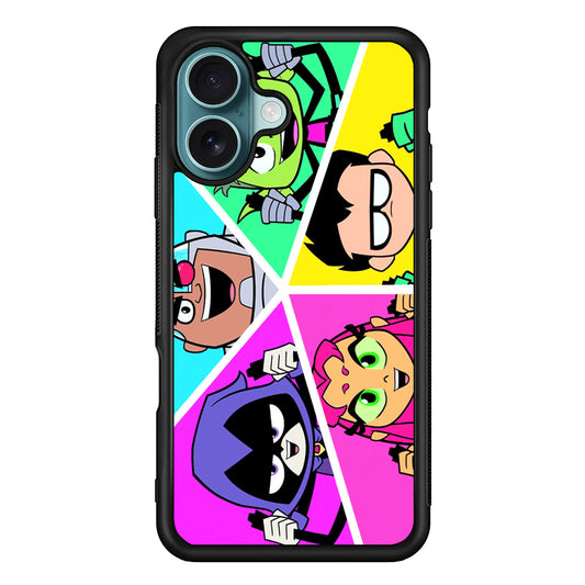 Teen Titans Heroes Family iPhone 16 Case