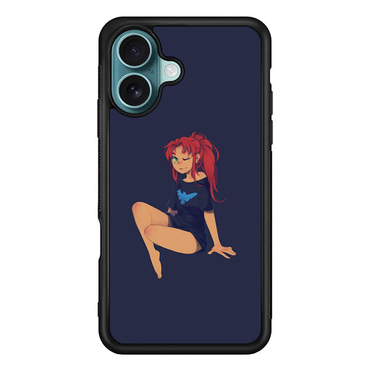 Teen Titans Star Fire Beauty iPhone 16 Case