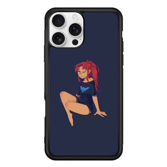 Teen Titans Star Fire Beauty iPhone 16 Pro Max Case