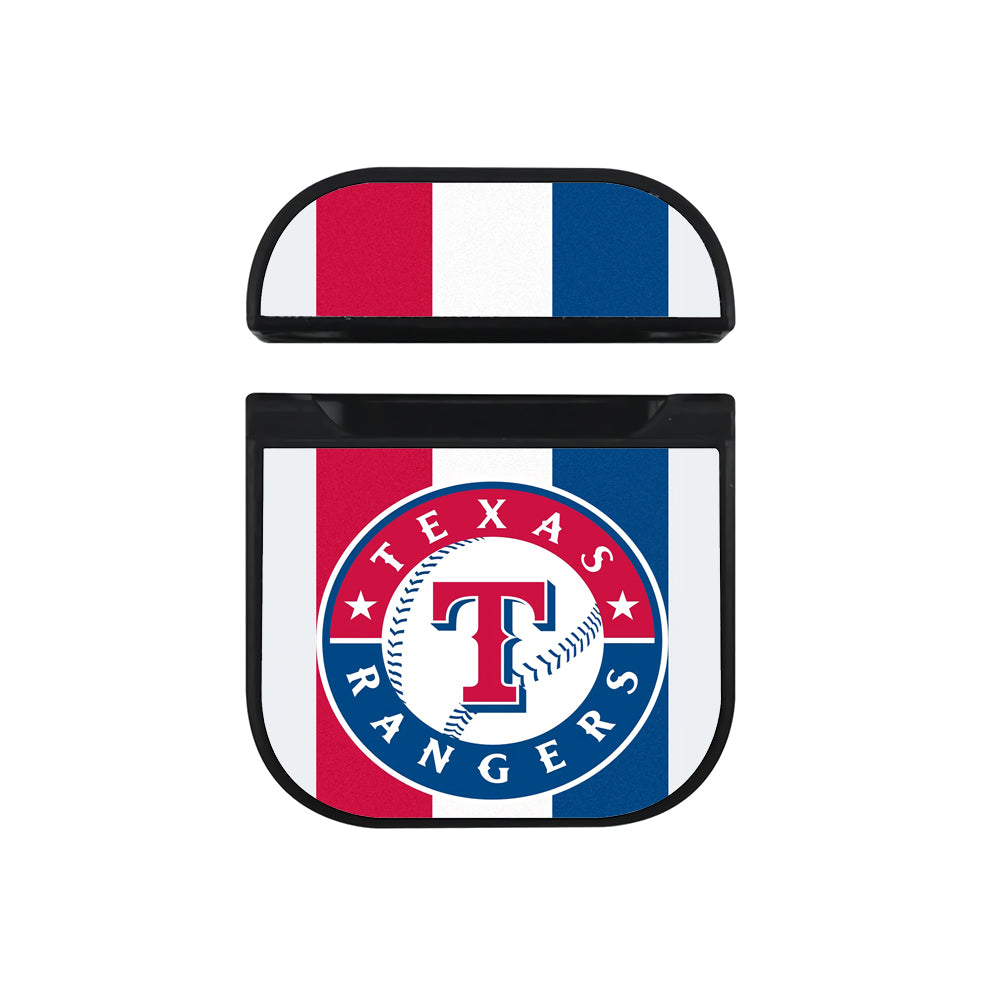 Texas Rangers MLB Apple Airpods Case Black