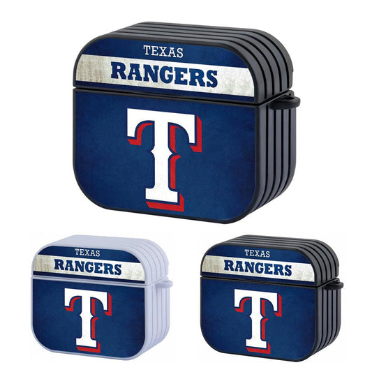 Texas Rangers MLB Font in Vintage Touch Apple Airpods 4 Case