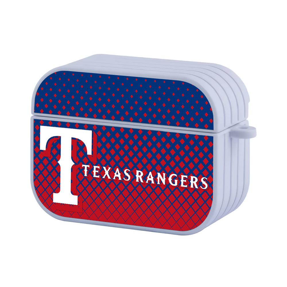 Texas Rangers MLB Time to Rise Apple Airpods Pro Case-White-Carneyforia