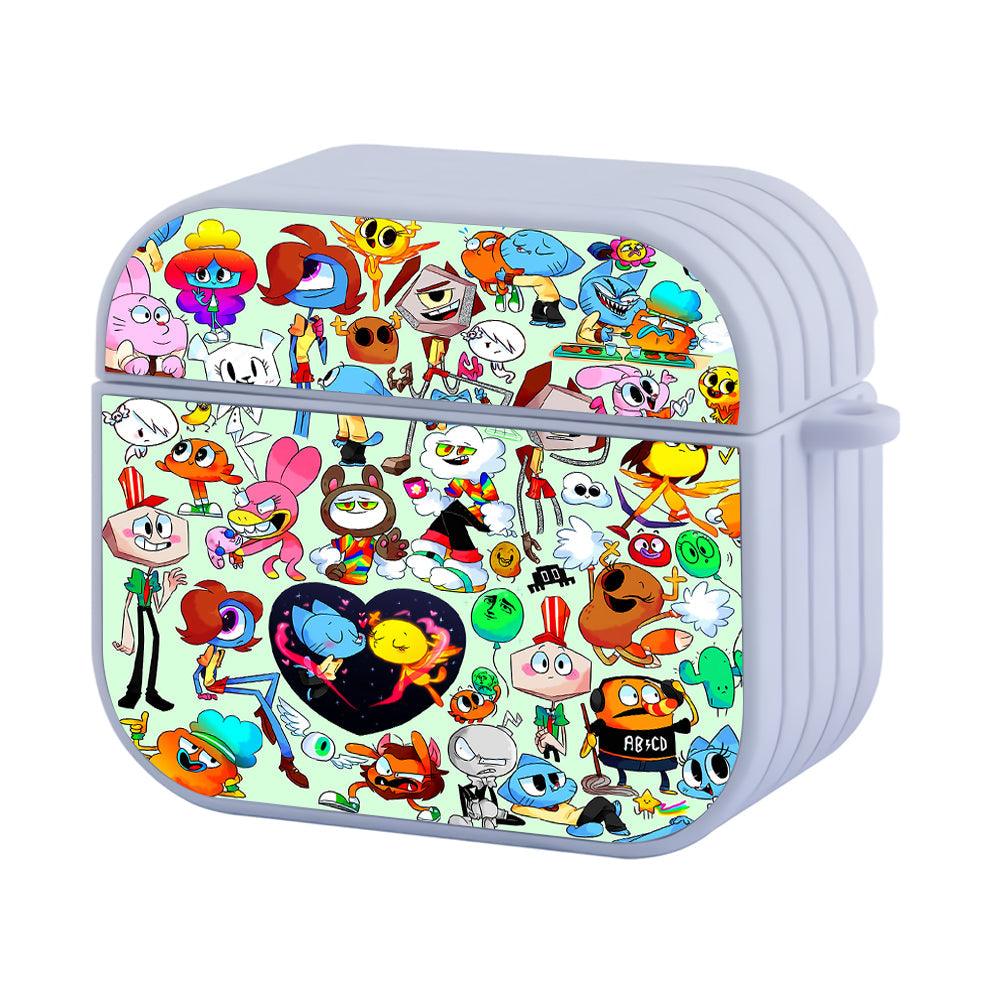 The Amazing World of Gumball Doodle Apple Airpods 4 Case White