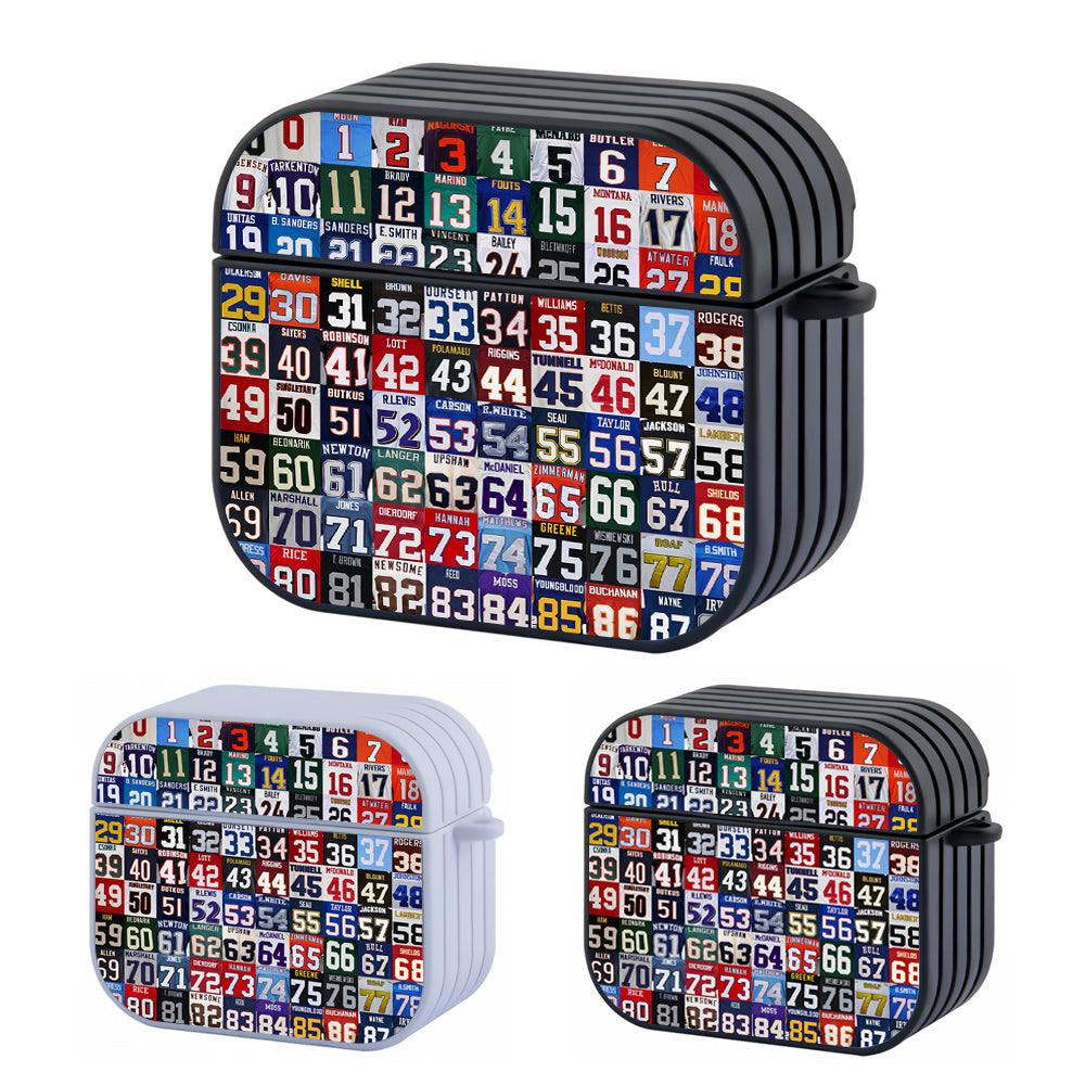 The Best NFL Players Number Legend Apple Airpods 4 Case