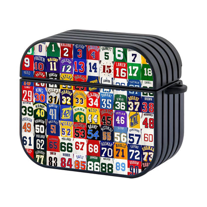 The Best Players Number NBA Legend Apple Airpods 4 Case Black