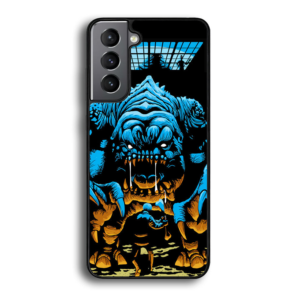 The Blue Monster Stare Reveal Samsung Galaxy A16 Case - Carneyforia