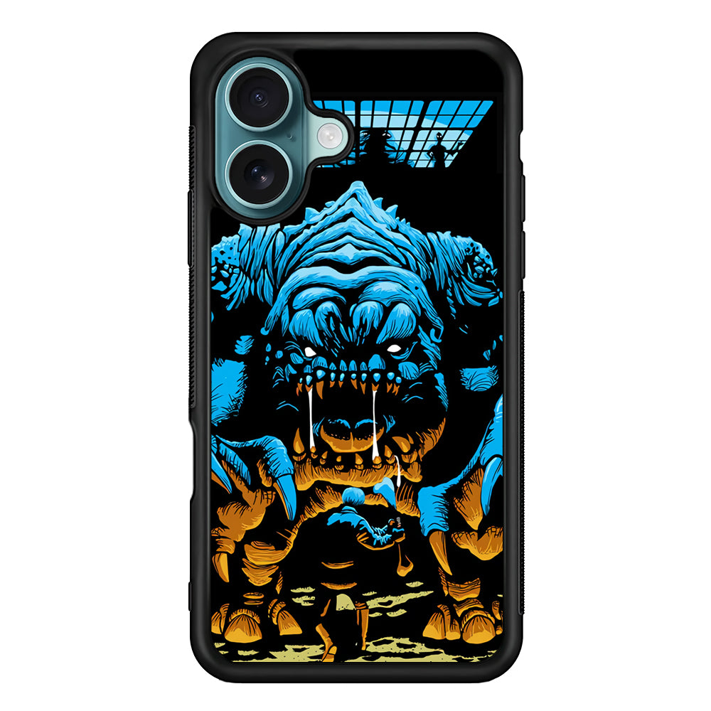 The Blue Monster Stare Reveal iPhone 16 Case