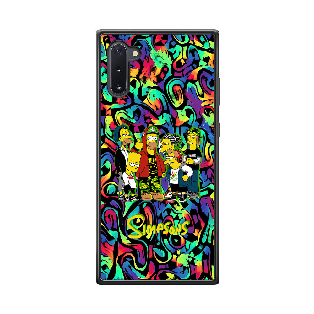 The Simpson Daddy's Squad Samsung Galaxy Note 10 Case