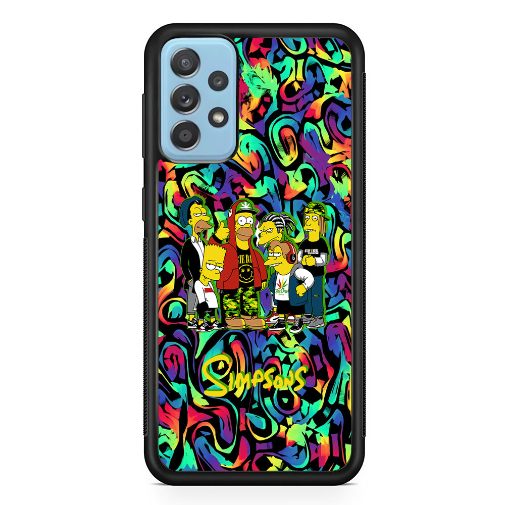 The Simpson Daddy's Squad Samsung Galaxy A52 Case