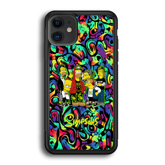 The Simpson Daddy's Squad iPhone 12 Case