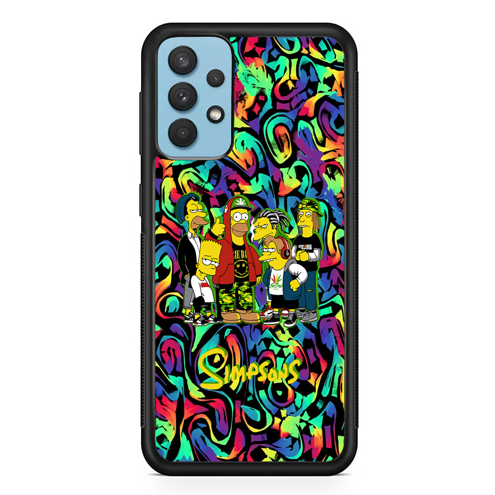 The Simpson Daddy's Squad Samsung Galaxy A32 Case