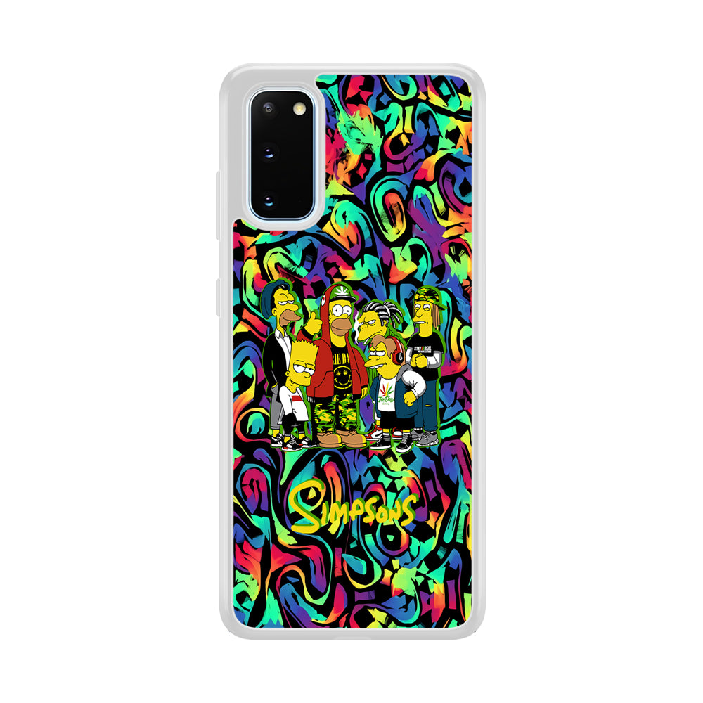 The Simpson Daddy's Squad Samsung Galaxy S20 Case