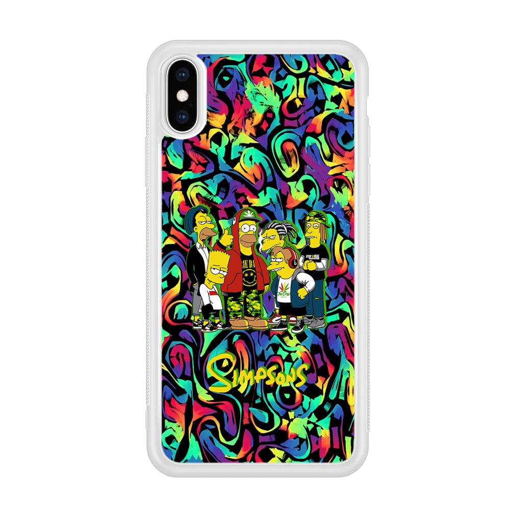 The Simpson Daddy's Squad iPhone X Case
