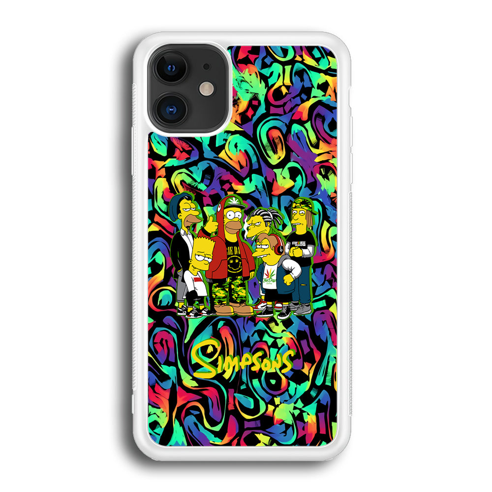 The Simpson Daddy's Squad iPhone 12 Case