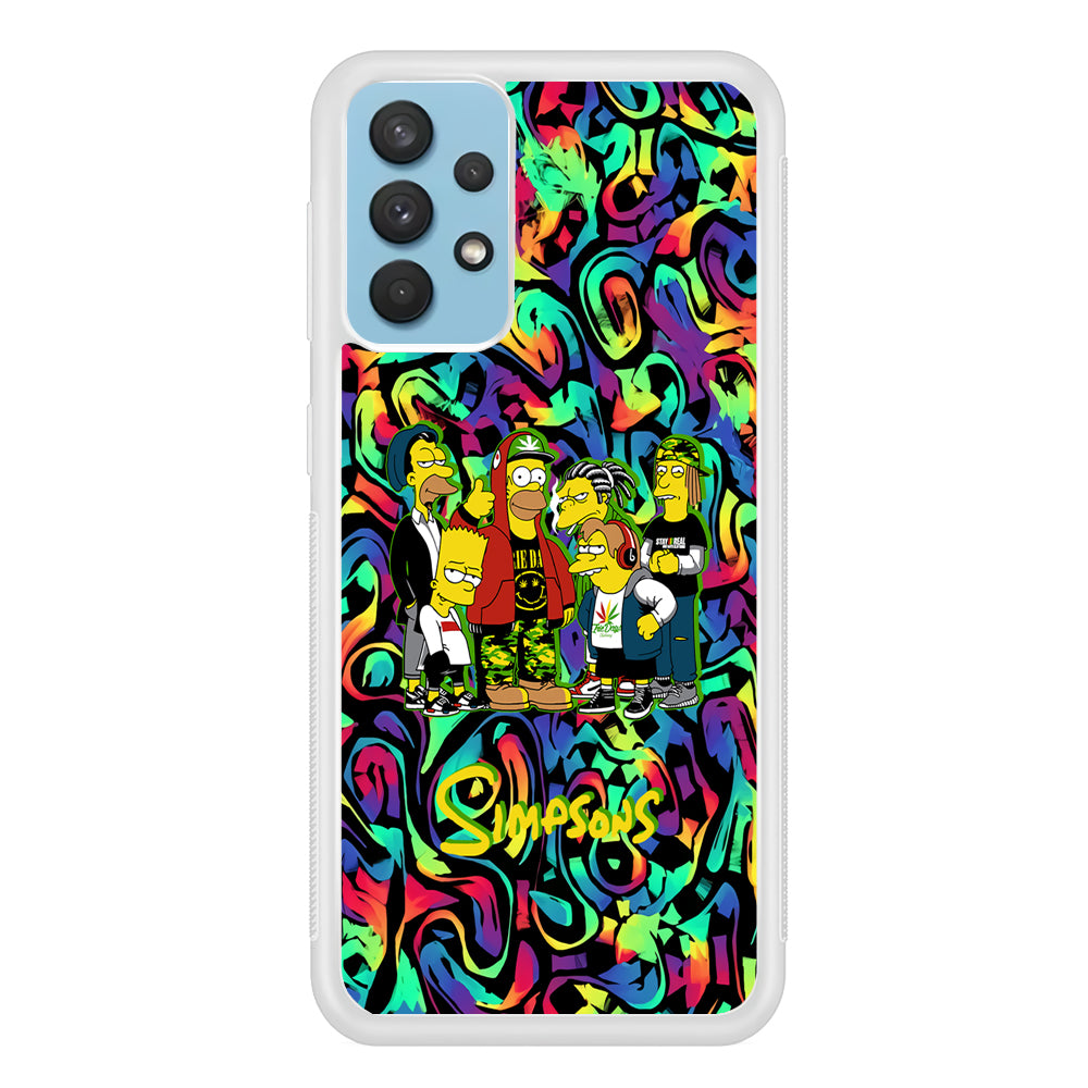 The Simpson Daddy's Squad Samsung Galaxy A32 Case