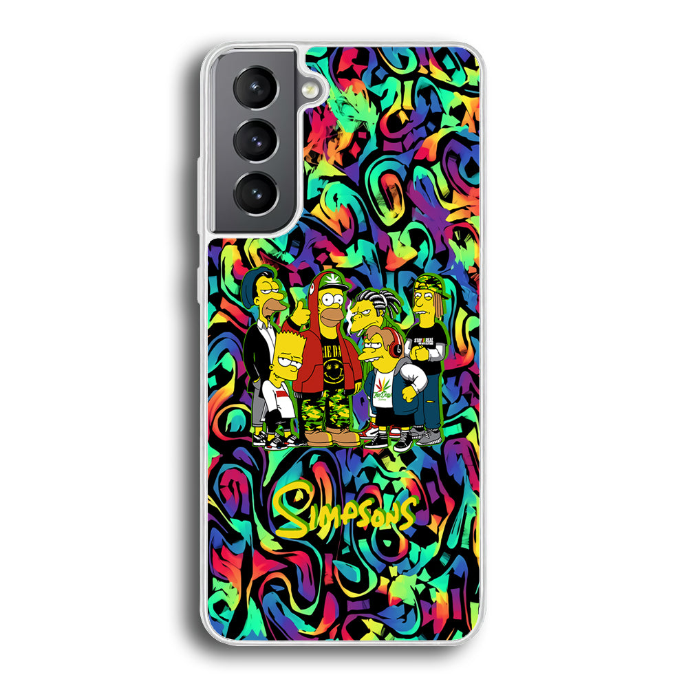 The Simpson Daddy's Squad Samsung Galaxy S21 Plus Case