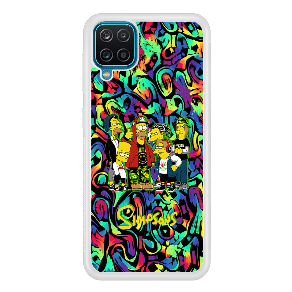 The Simpson Daddy's Squad Samsung Galaxy A12 Case