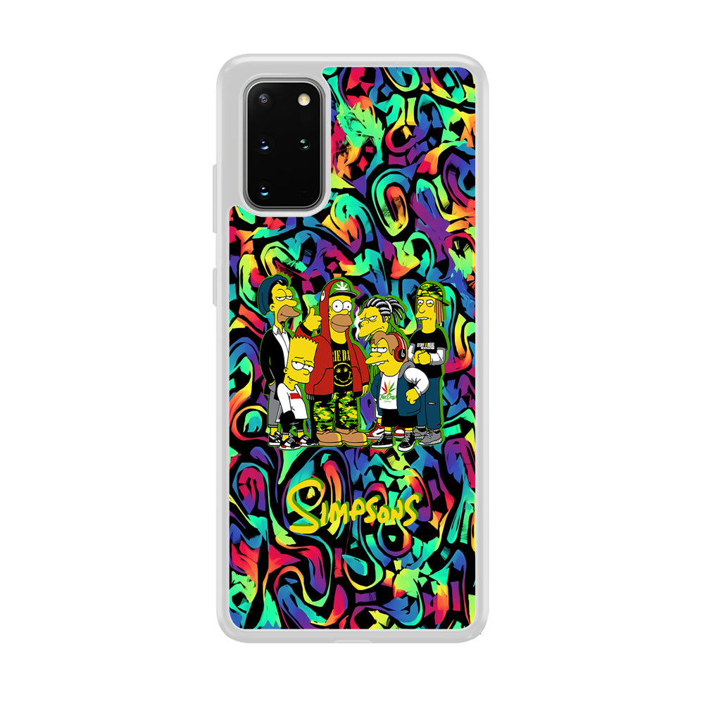 The Simpson Daddy's Squad Samsung Galaxy S20 Plus Case