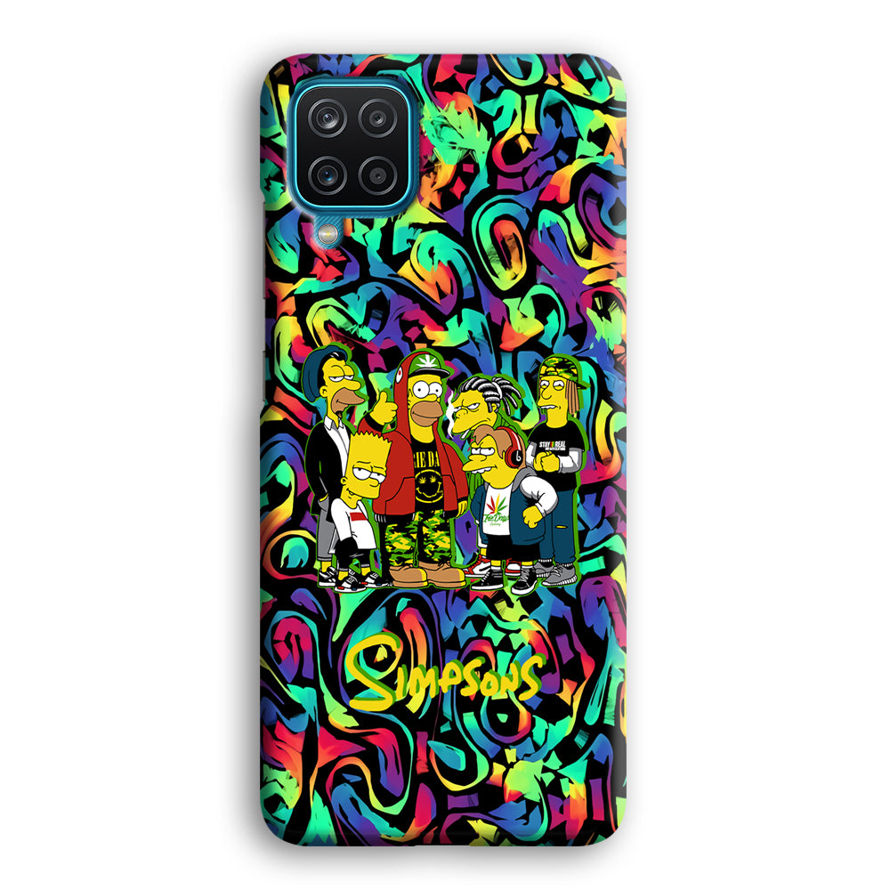 The Simpson Daddy's Squad Samsung Galaxy A12 Case