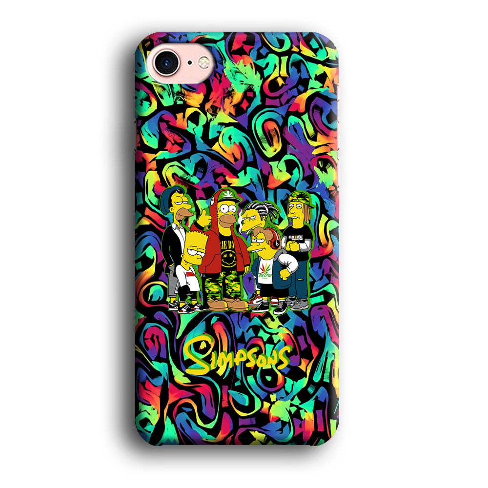 The Simpson Daddy's Squad iPhone 8 Case