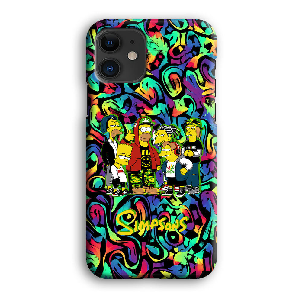 The Simpson Daddy's Squad iPhone 12 Case