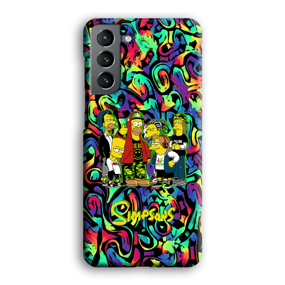 The Simpson Daddy's Squad Samsung Galaxy S21 Case