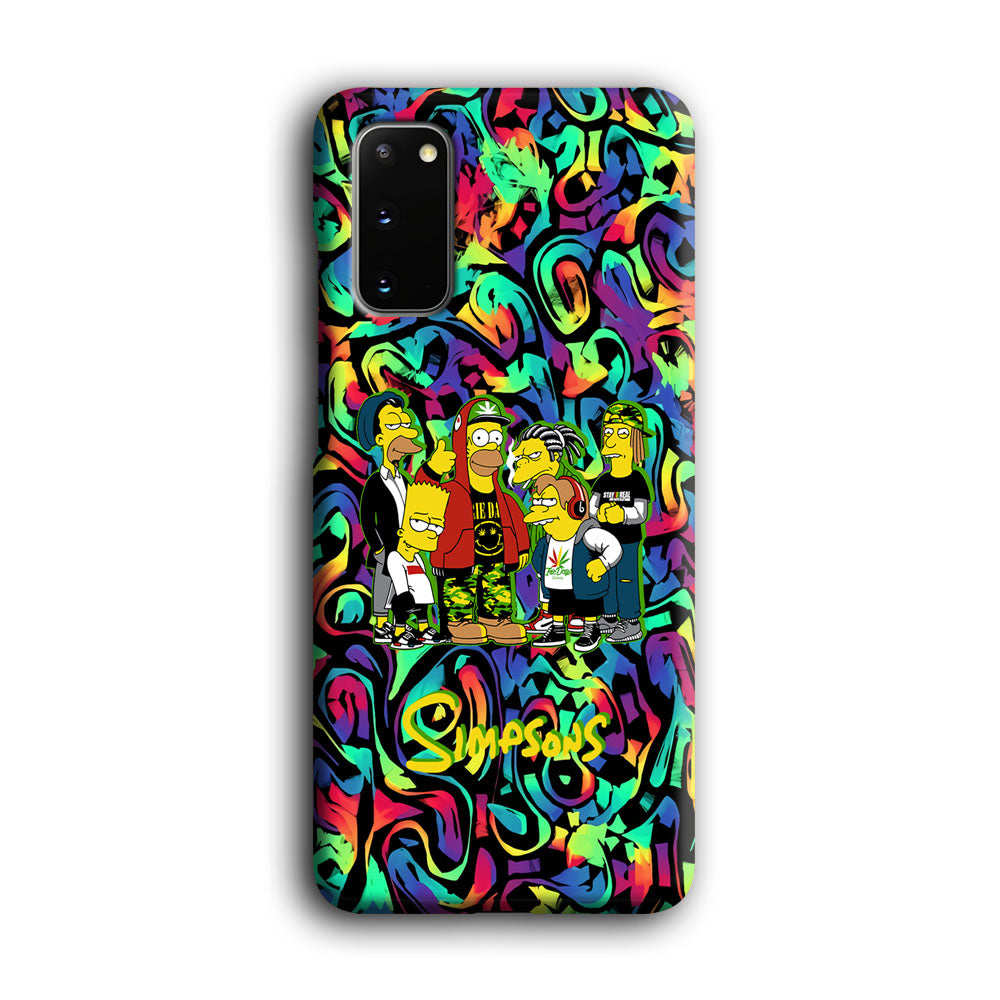 The Simpson Daddy's Squad Samsung Galaxy S20 Case