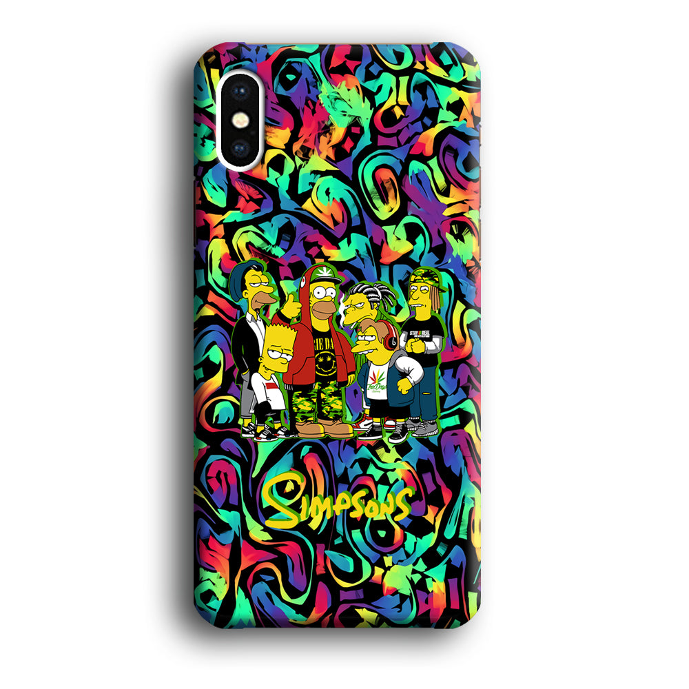 The Simpson Daddy's Squad iPhone X Case