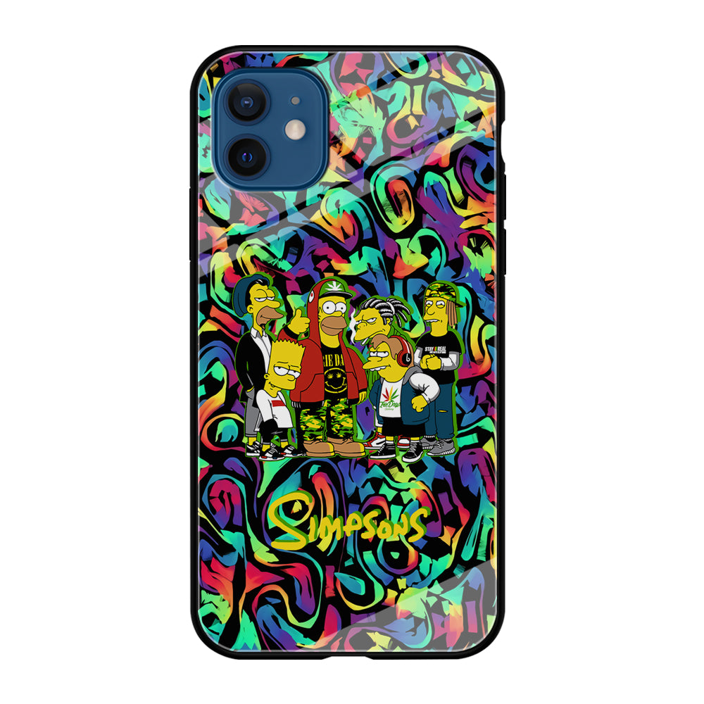 The Simpson Daddy's Squad iPhone 12 Case