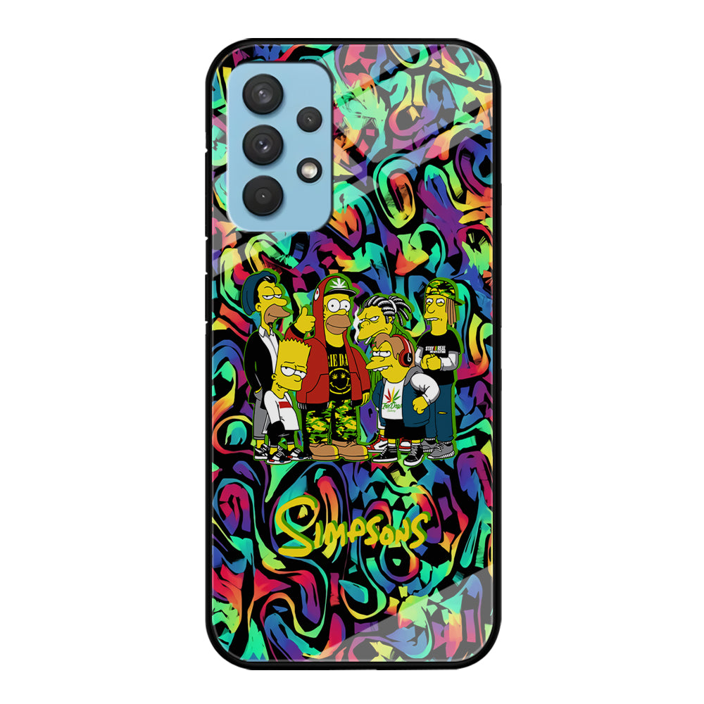 The Simpson Daddy's Squad Samsung Galaxy A32 Case