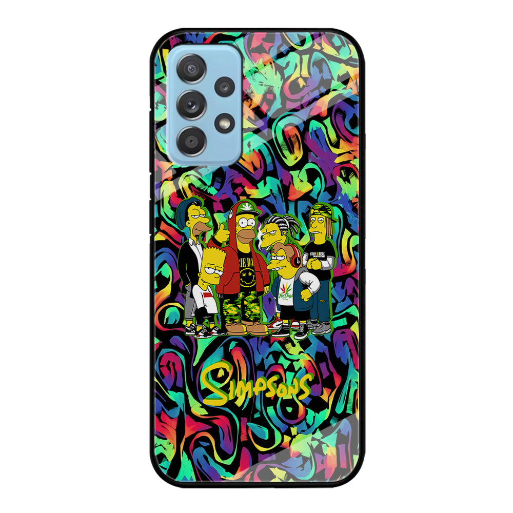 The Simpson Daddy's Squad Samsung Galaxy A72 Case