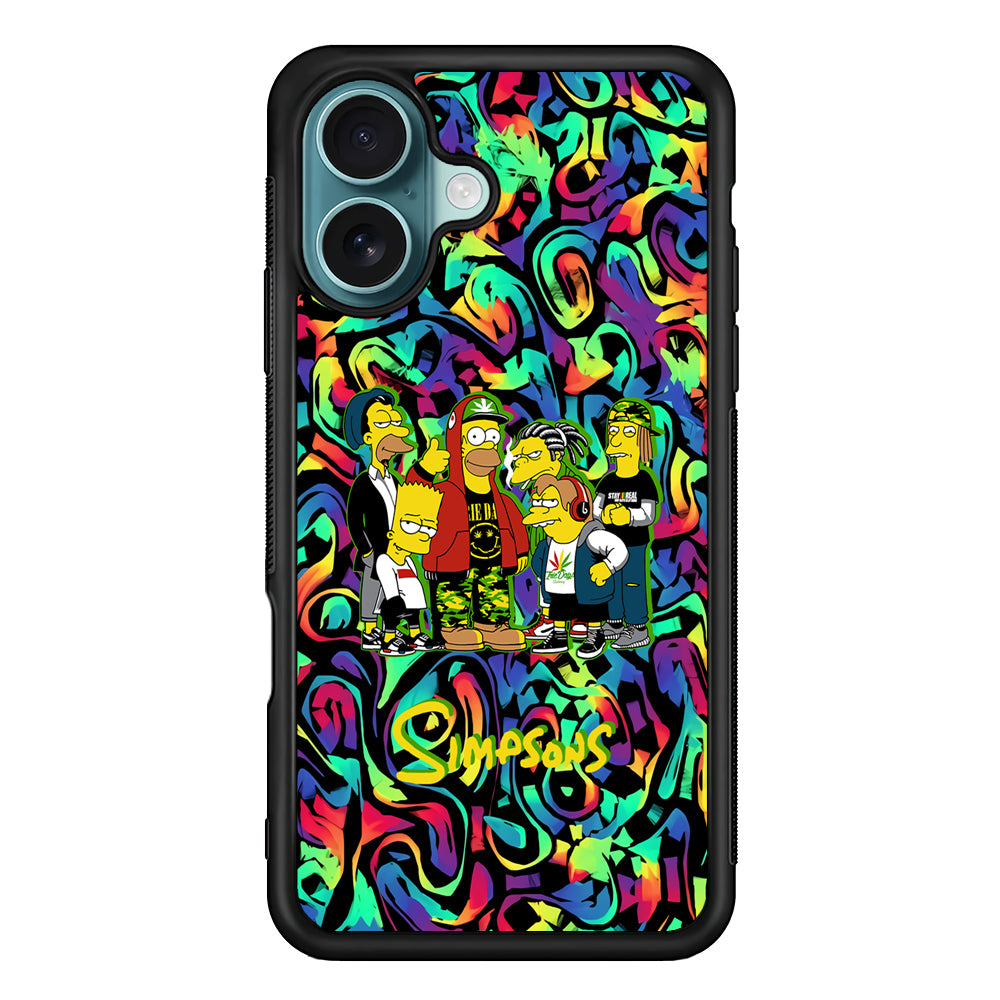 The Simpson Daddy's Squad iPhone 16 Case