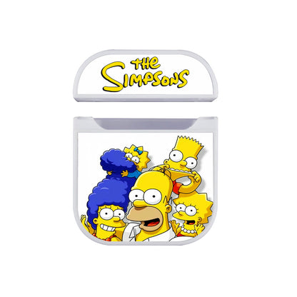 The Simpson Family Apple Airpods Case White