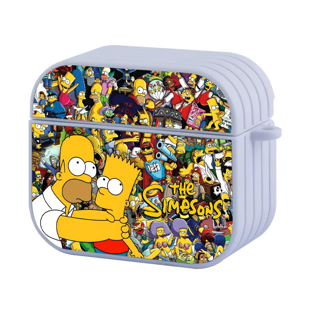 The Simpsons Father and Son Collaboration Apple Airpods 4 Case White