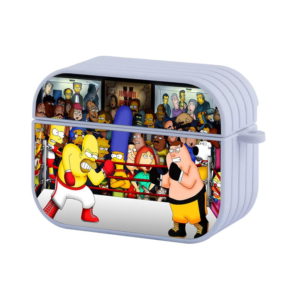 The Simpsons VS Family Guy Apple Airpods Pro 2 Case White