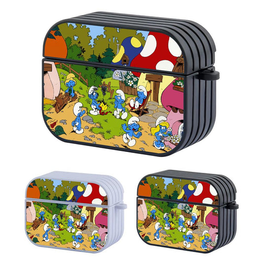The Smurfs Another Enjoyment at The Village Apple Airpods Pro 3 Case-Carneyforia