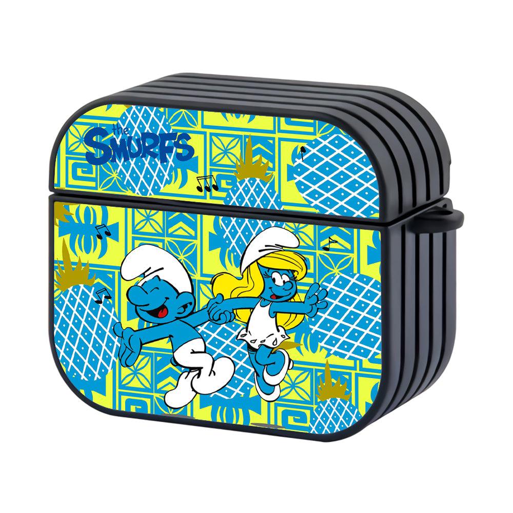 The Smurfs Ethnic Dancing Apple Airpods 4 Case Black