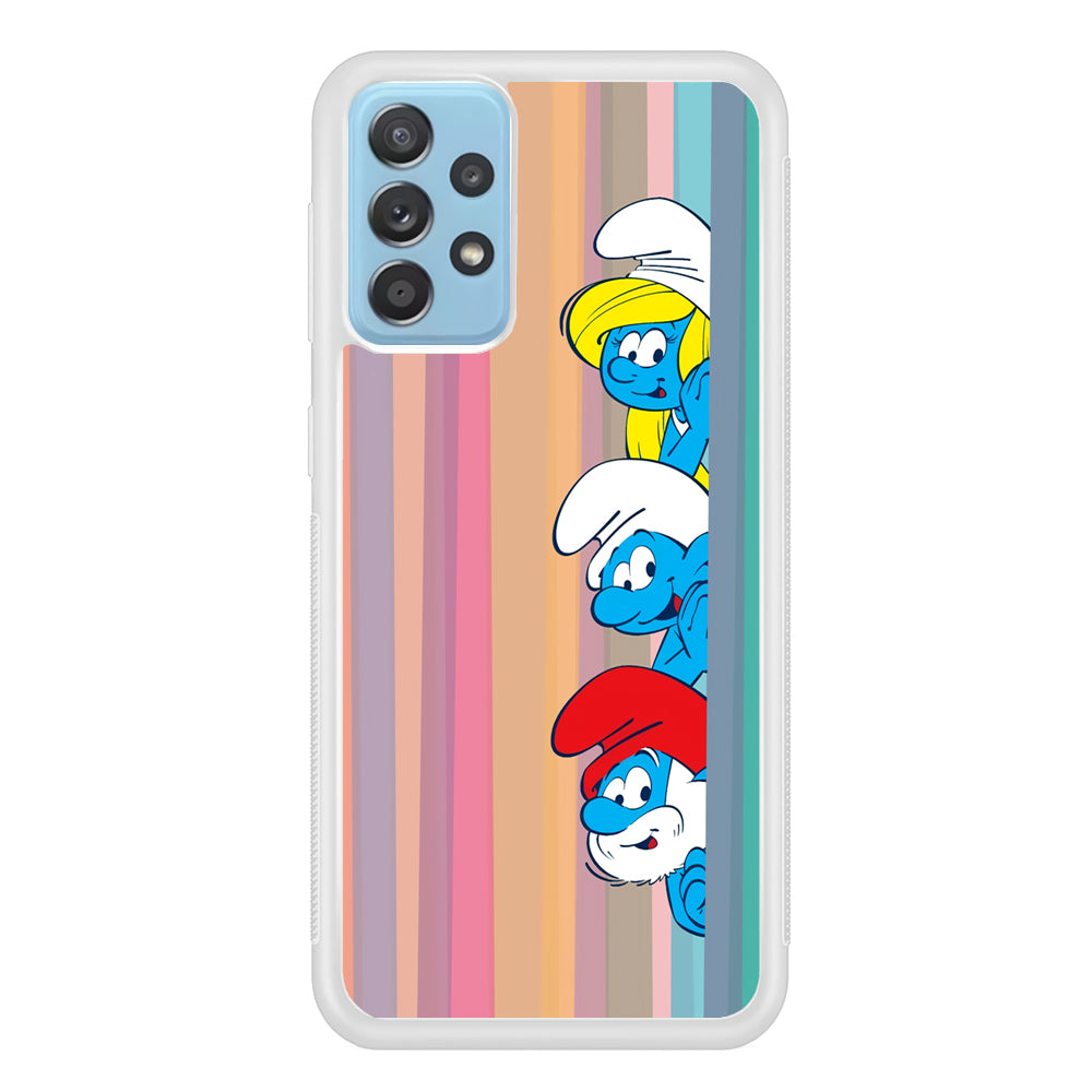 The Smurfs Ready to Movement Samsung Galaxy A72 Case