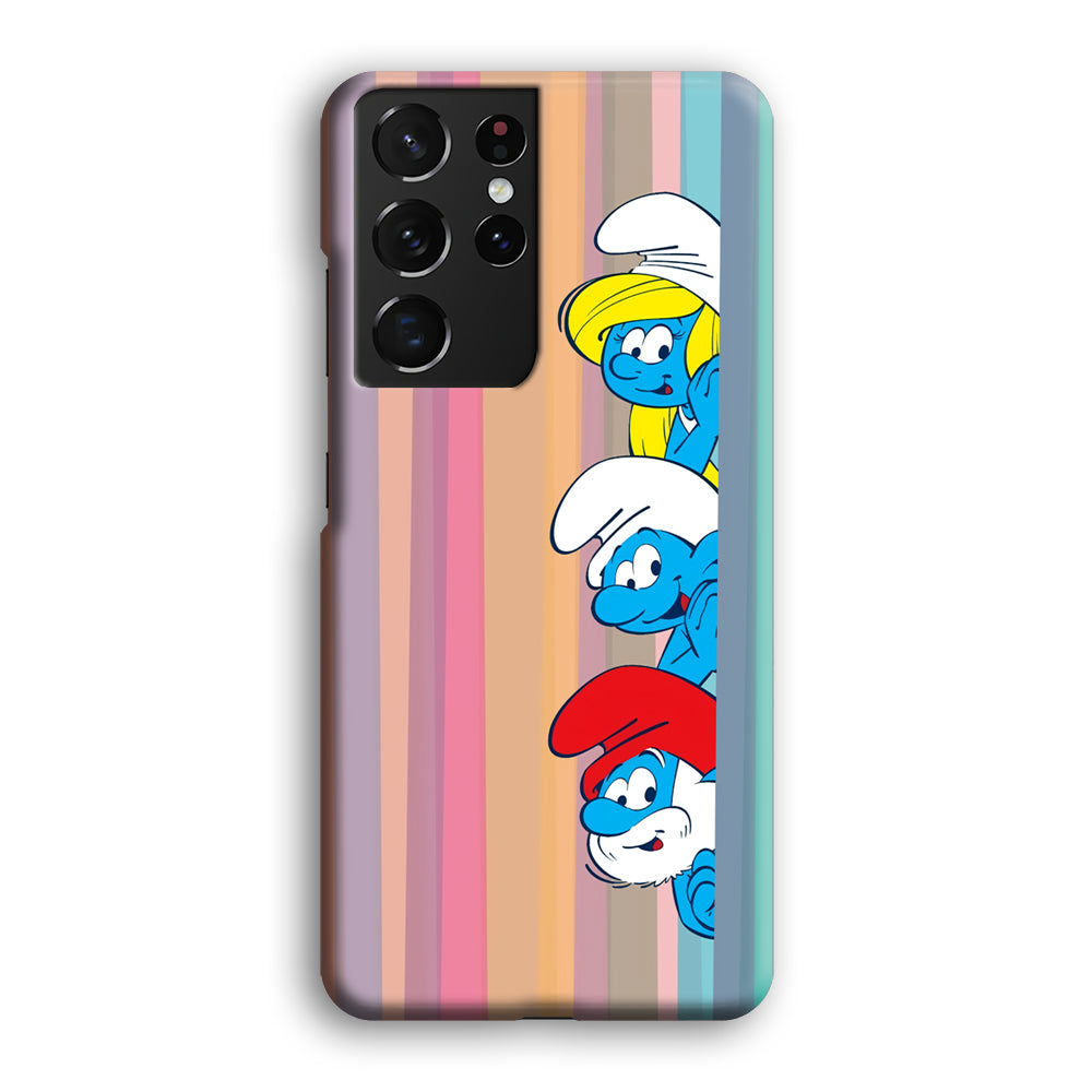 The Smurfs Ready to Movement Samsung Galaxy S21 Ultra Case