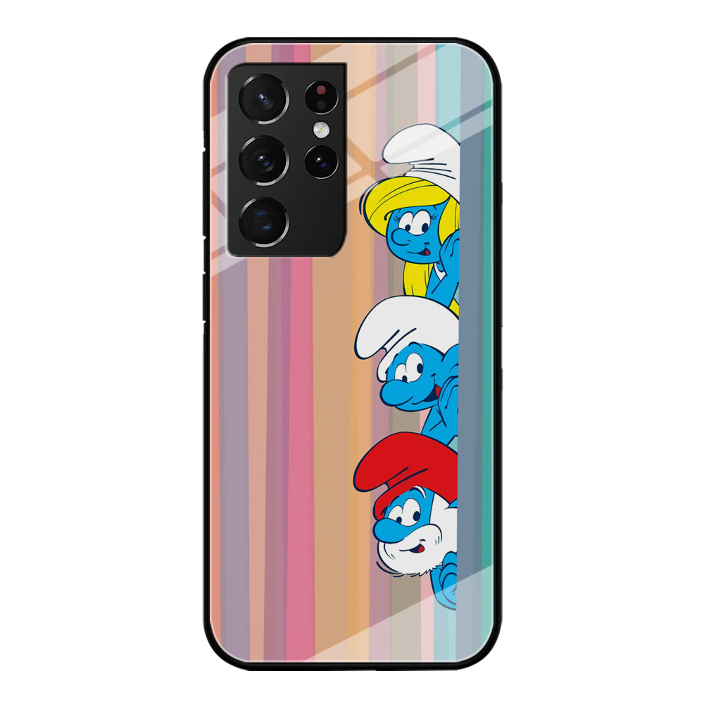 The Smurfs Ready to Movement Samsung Galaxy S21 Ultra Case