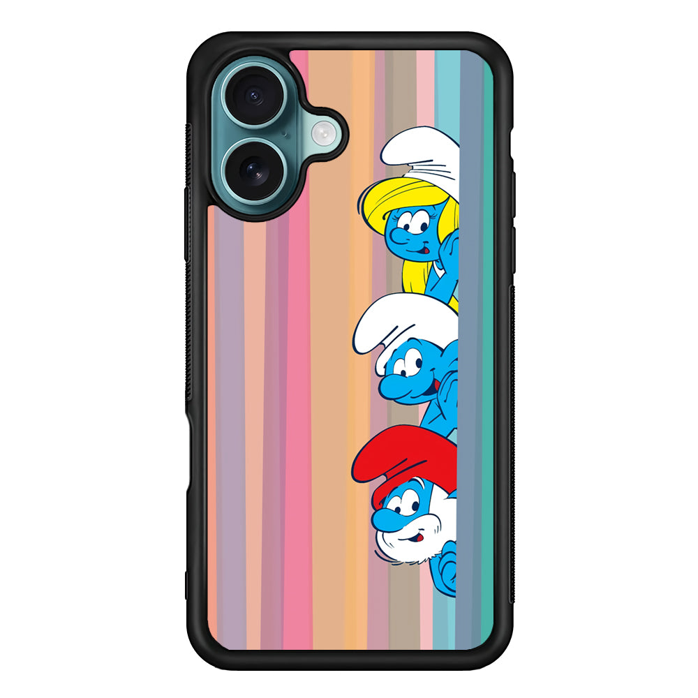 The Smurfs Ready to Movement iPhone 16 Case