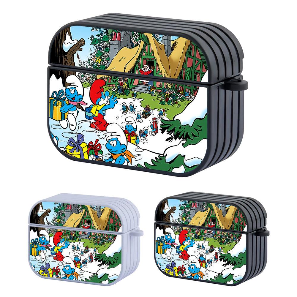 The Smurfs Share Gifts in Winter Apple Airpods Pro Case