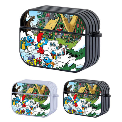 The Smurfs Share Gifts in Winter Apple Airpods Pro 2 Case